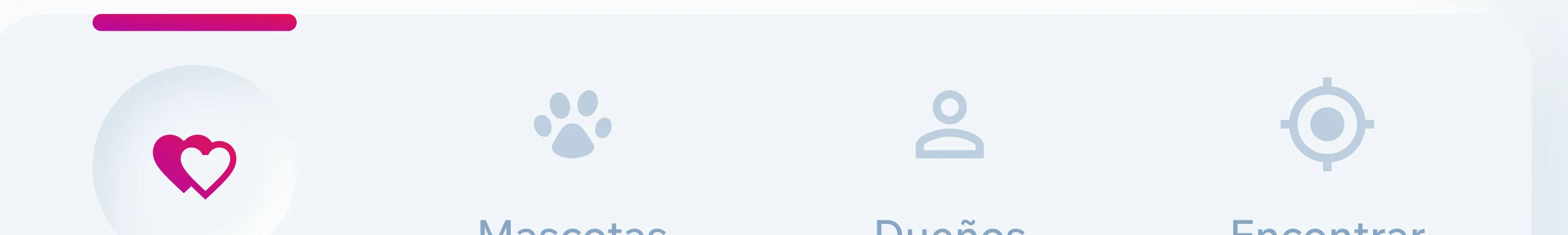 The WeeDoo bottom navigation bar with the Social tab active and the Mascotas, Dueños and Encontrar tabs at rest